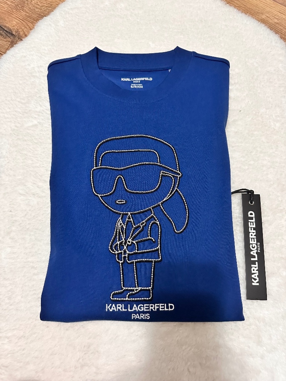 Karl Lagerfeld Paris Mens Cotton Logo T-Shirt